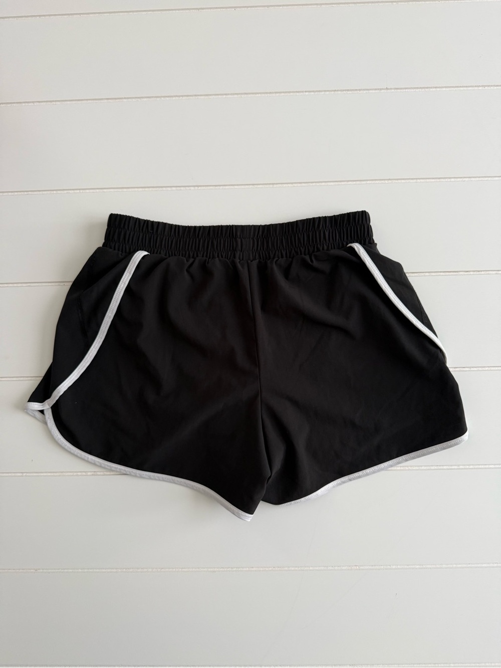 DSG Black Shorts with White Trim